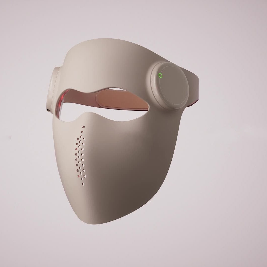 Rød og blå LED skønhedsfjernmaske
